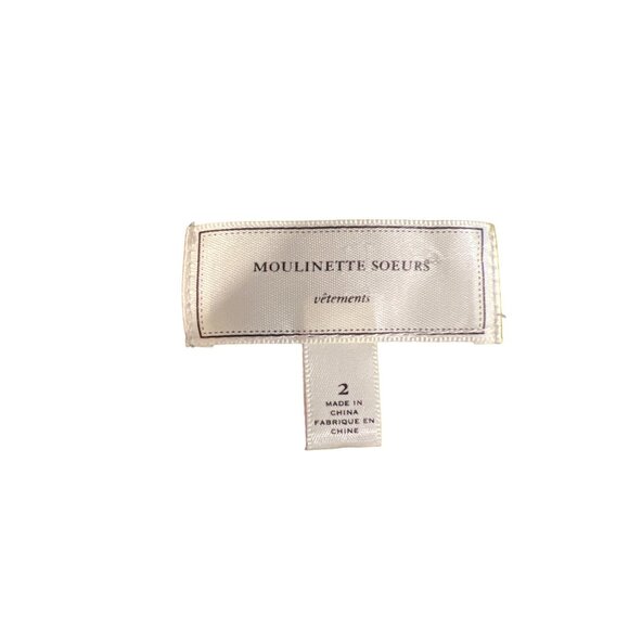 Moulinette Soeurs Anthropologie dress sheath abstract geometric print sz 2 Dd533 - Picture 9 of 12